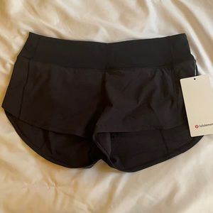 NWT Lululemon speed up LR short